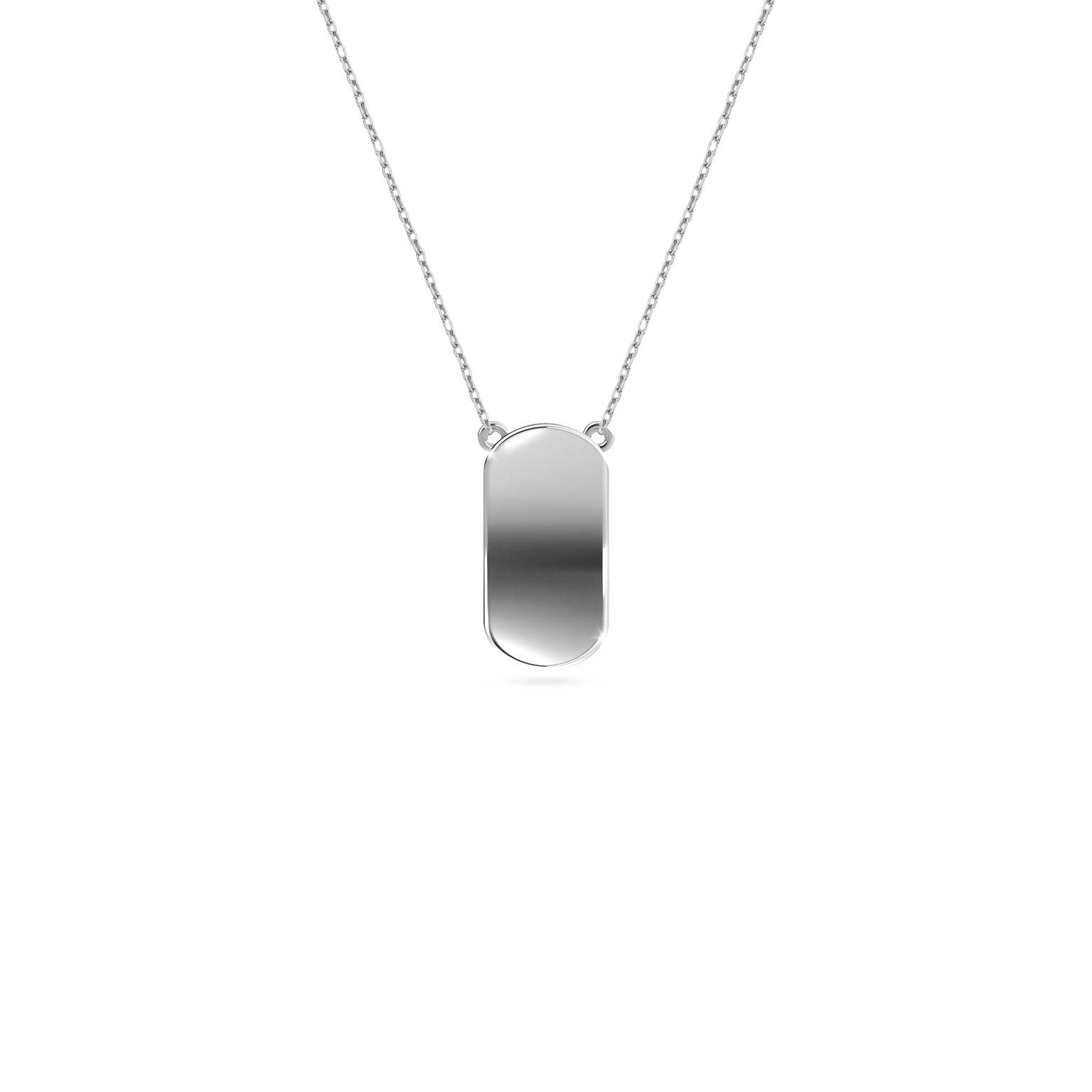 Etelle minimalist sterling silver flower petal pendant necklace