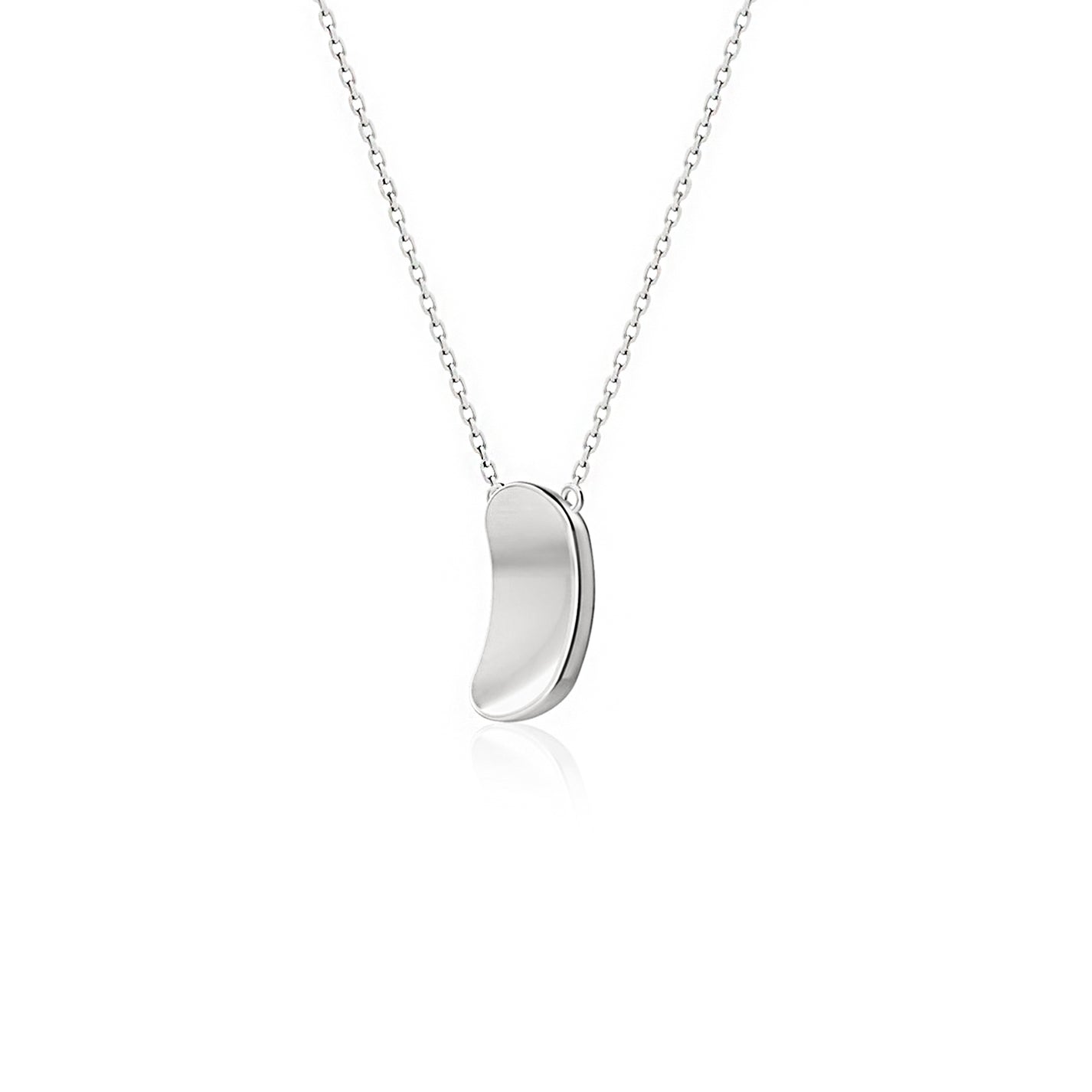 PÉTALES PENDANT NECKLACE CLASSIC MODEL - RHODIUM