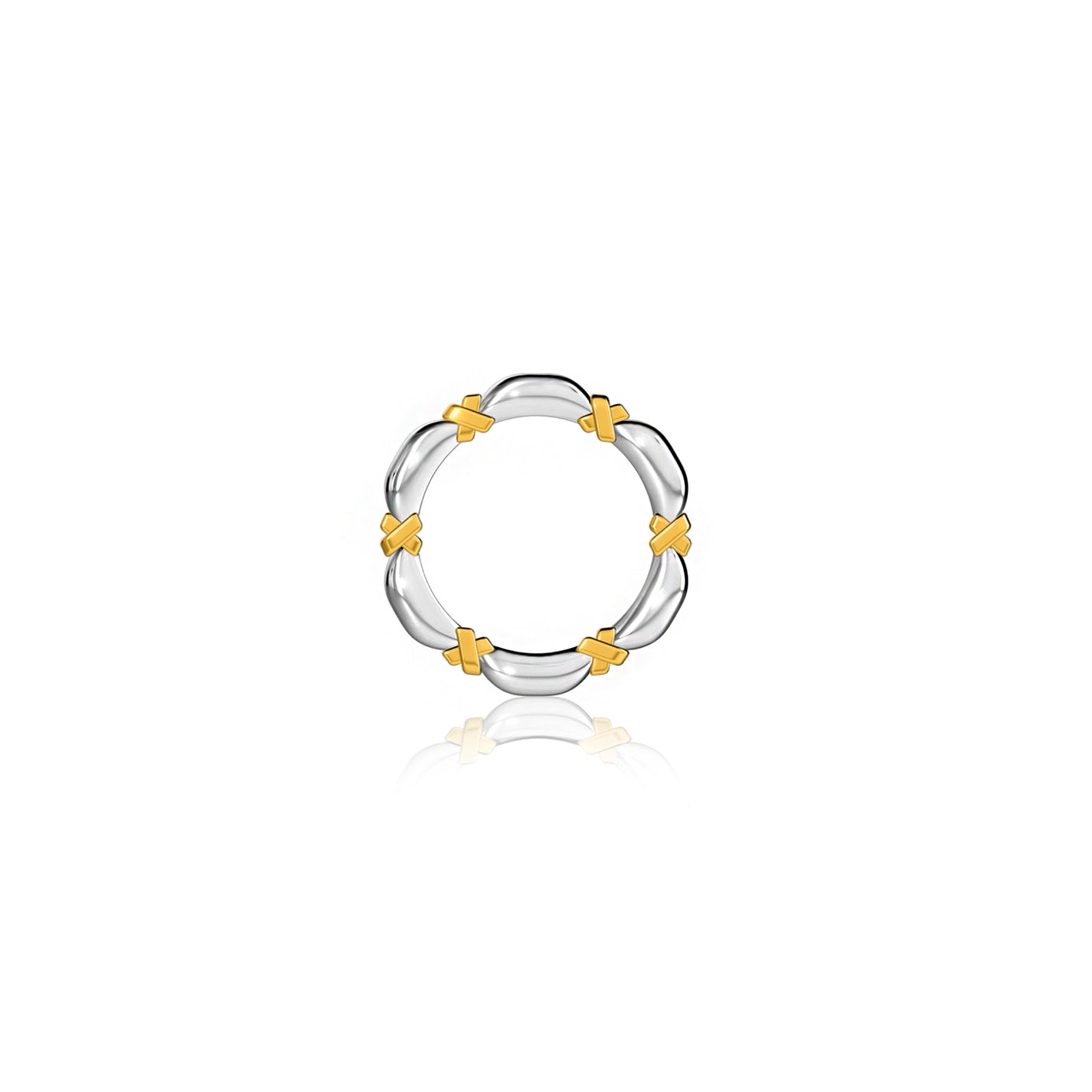 NOUÉS RING - TWO TONE