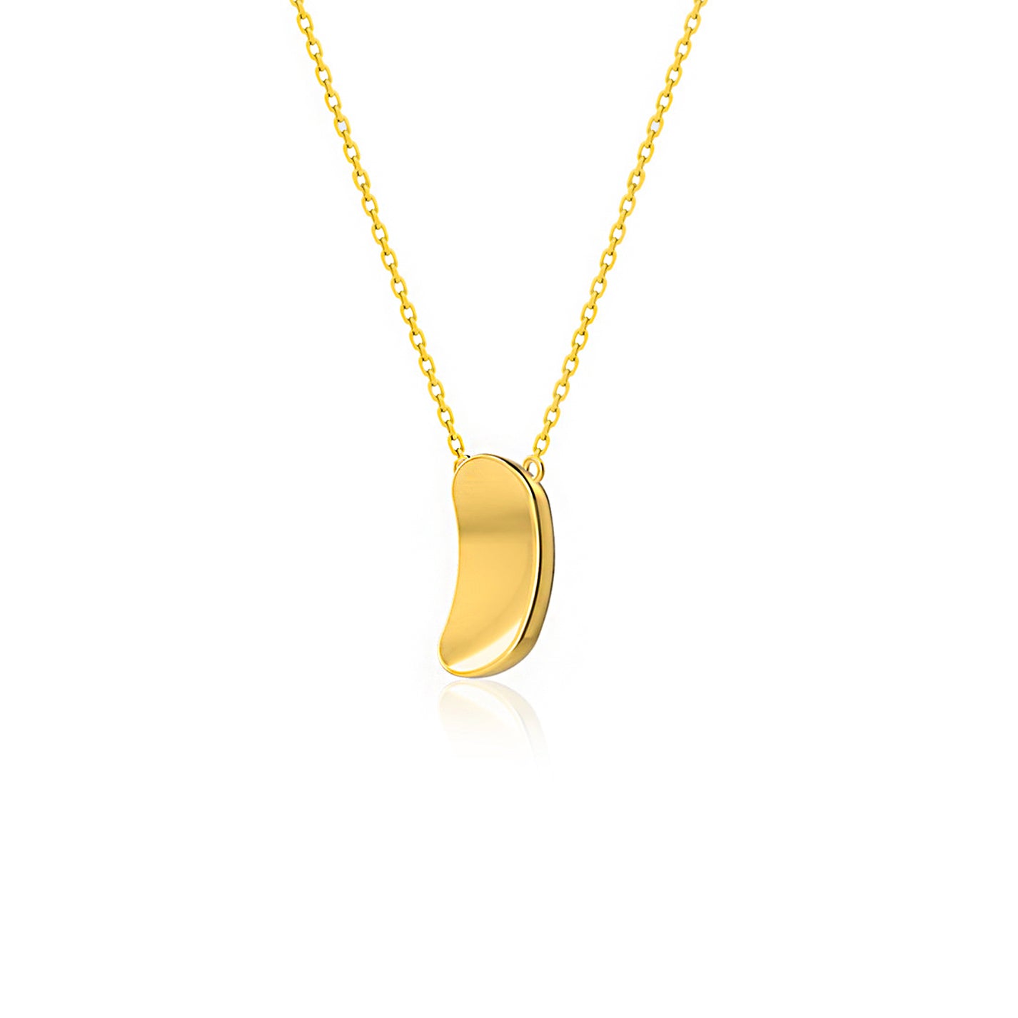 PÉTALES PENDANT NECKLACE CLASSIC MODEL - YELLOW GOLD